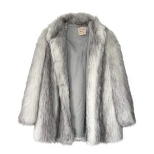 ABRIGO Talla L (FAUX FUR)